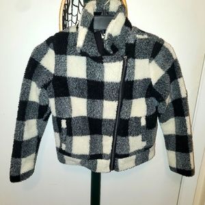Cherokee Girls Warm Plaid Jacket